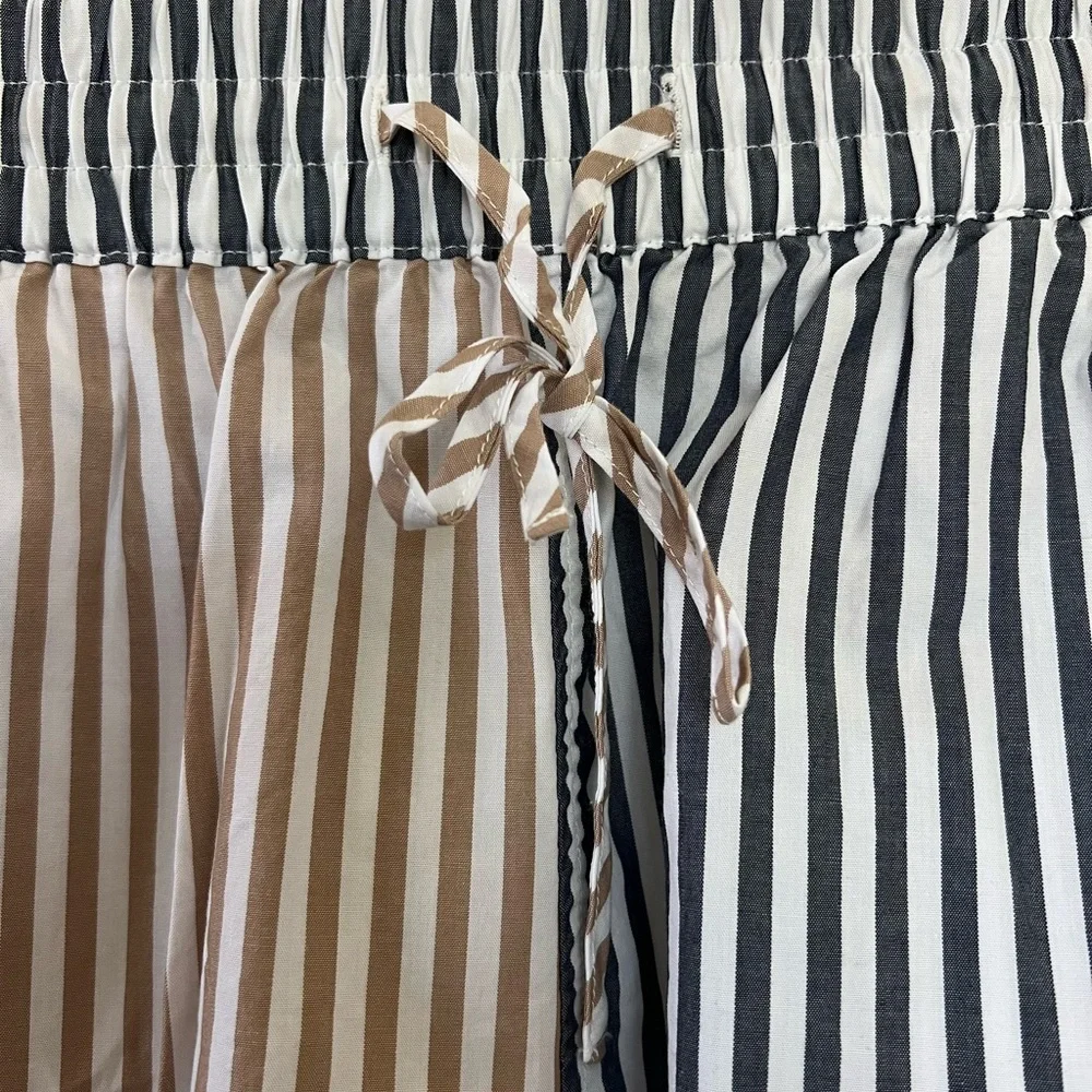 Brixton Black and White Striped Shorts - Picture 4 of 6